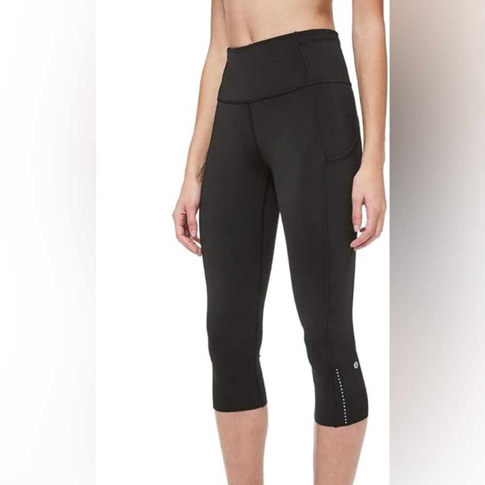Lululemon Fast and Free Hi-Rise Crop 19”